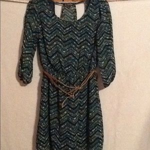 EUC BeBop multi colored knee length dress